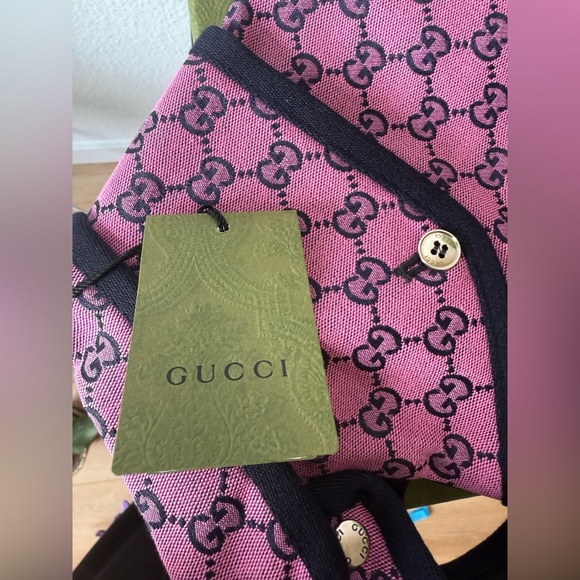 Gucci Dog GG Trench Coat, Size S, NWT - Picture 3 of 10